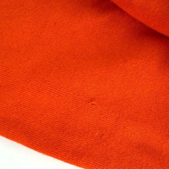 Soffe Women's Sweatpants Soft Orange Wide Leg Pants Size Large Raw Hem - Picture 6 of 10